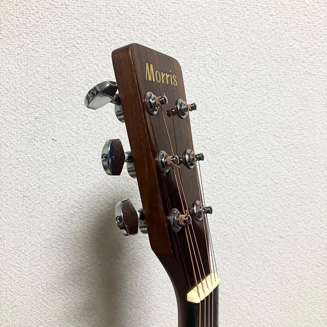 【美品】弦新品/Morris MD-508モーリスアコースティックギターケース付