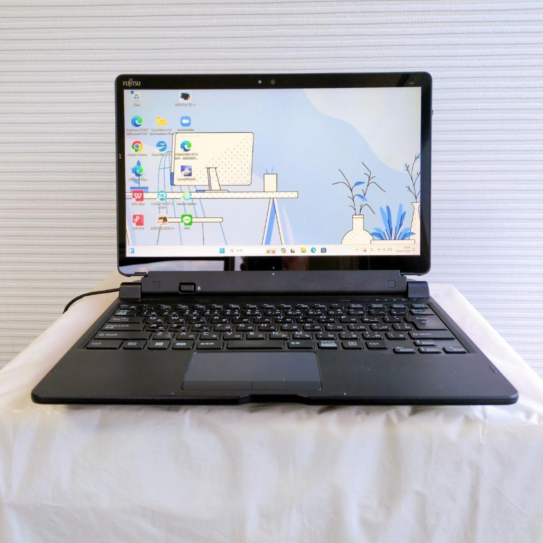 ノートパソコン タブレット 2in1 富士通 Windows11 i5 SSD