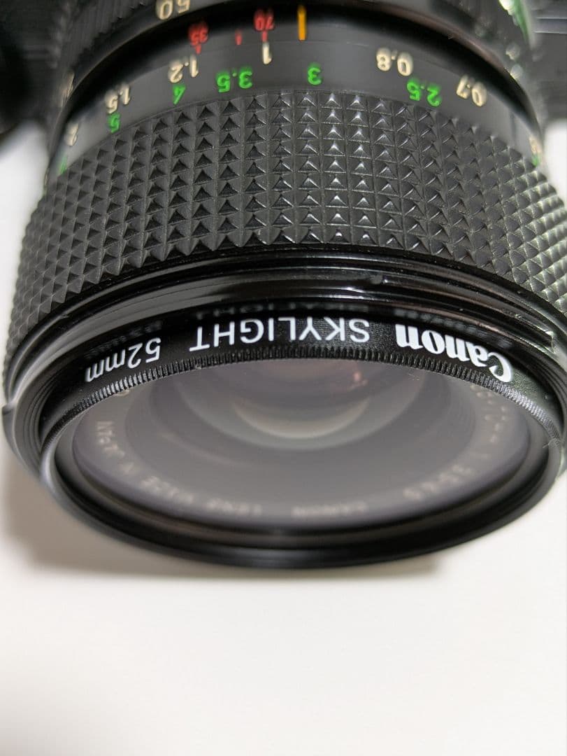 Canon　AE-1 プログラム　一眼レフカメラ　広角レンズ付き　フィルター付