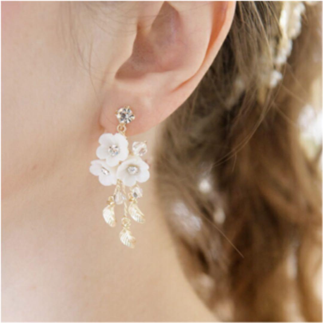 ANNAN wedding ヘッドアクセ　イヤリング　セット