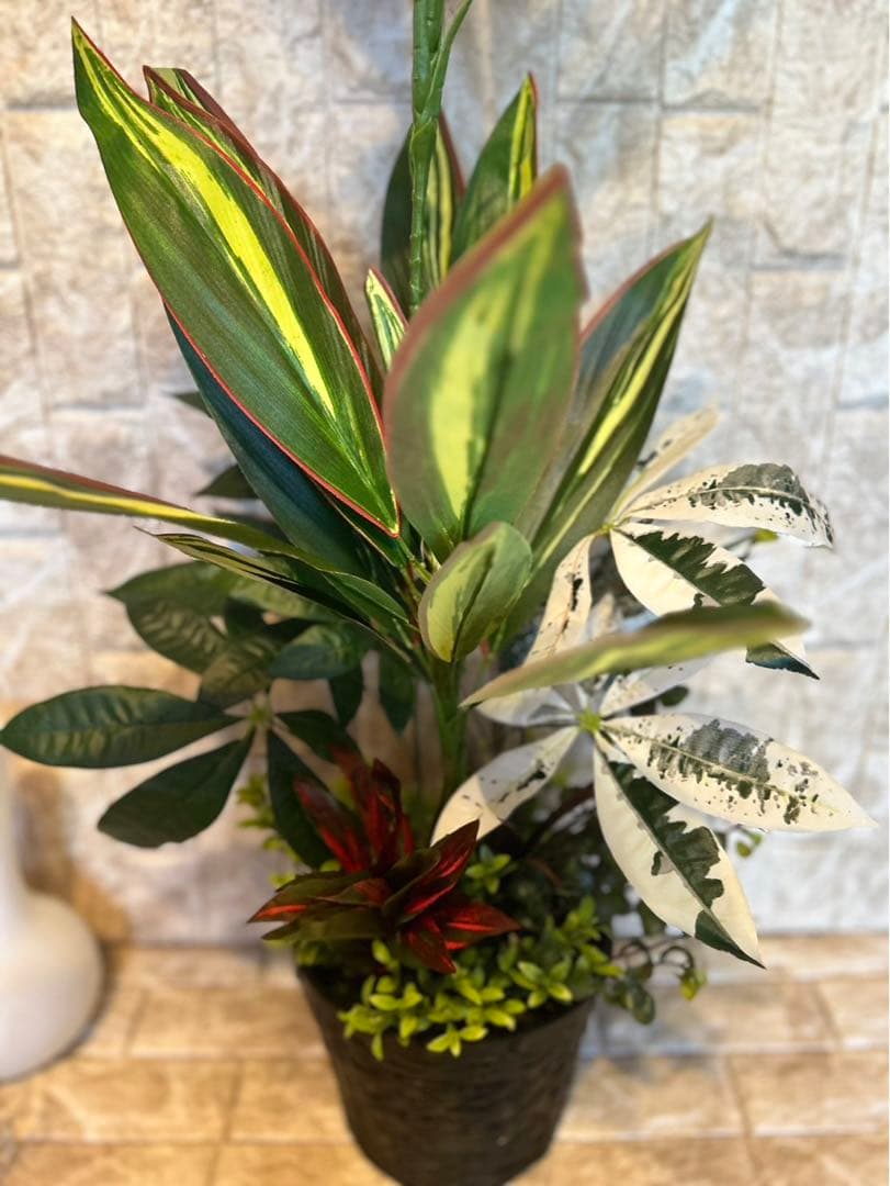 光触媒　人工観葉植物　ウォールグリーン　フェイクグリーン　マッサンアレンジR11