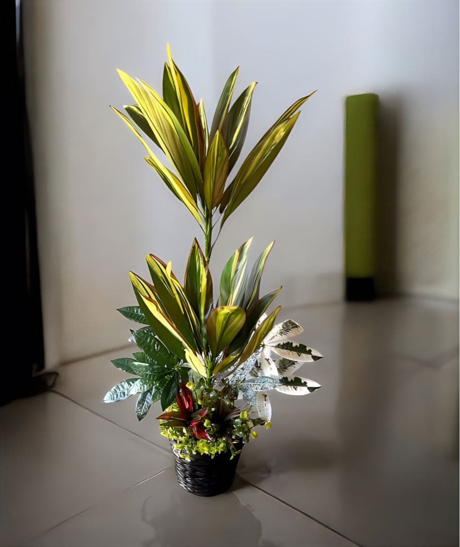光触媒　人工観葉植物　ウォールグリーン　フェイクグリーン　マッサンアレンジR11