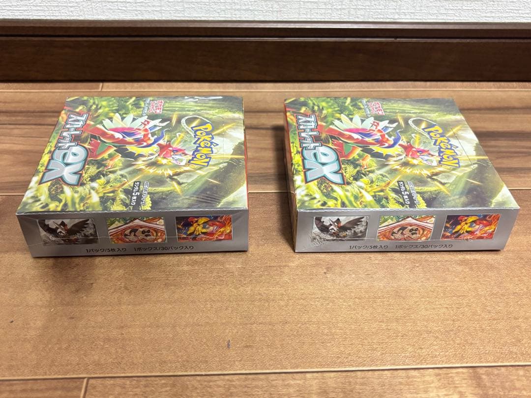 ポケモンカード スカーレット スノーハザード 計3BOX BOXケース付き