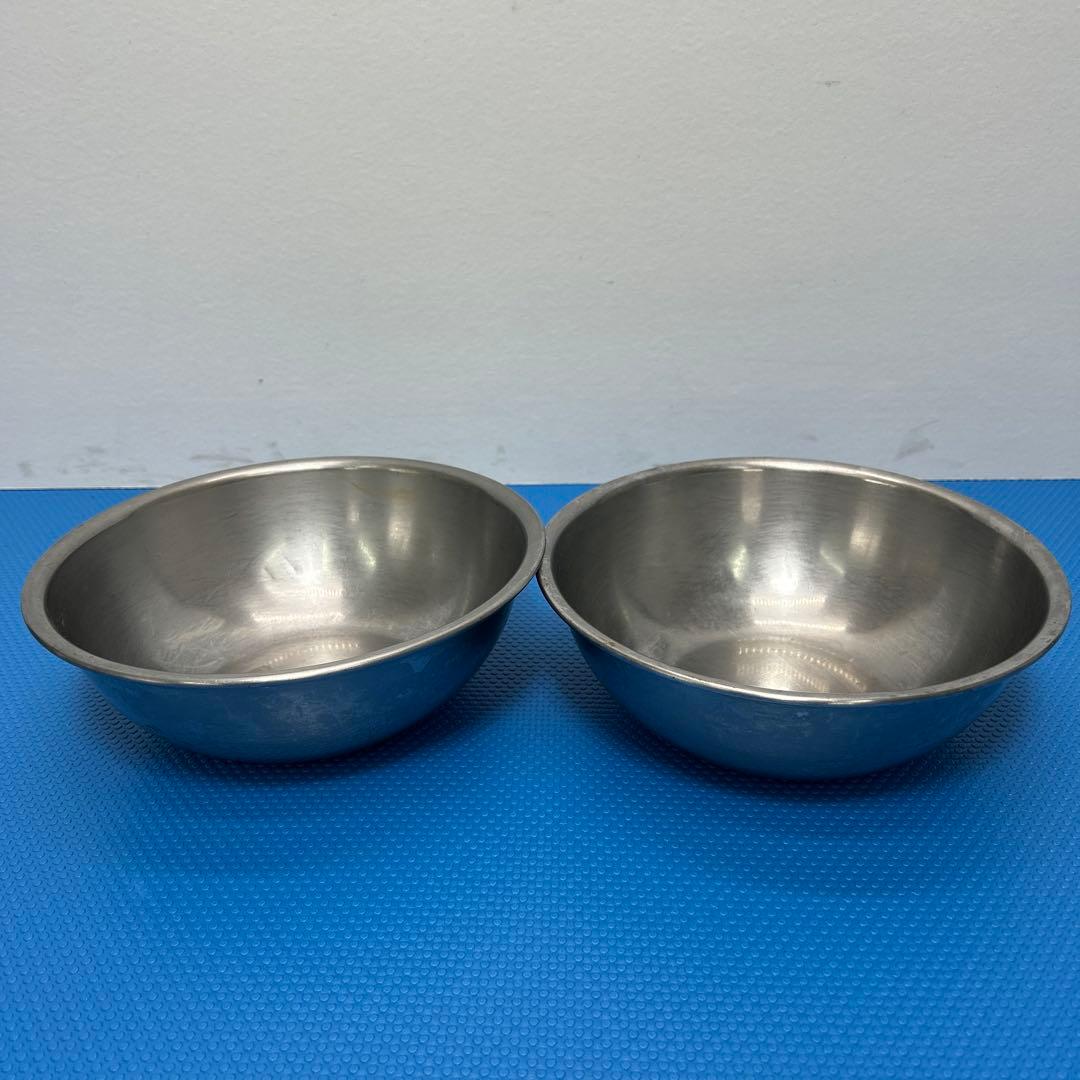 調理用ボウル12個セット　ステンレス　業務用　おまけザル1個付き