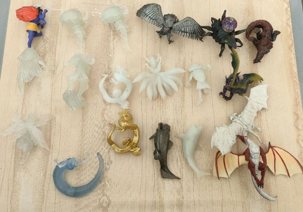 最強王図鑑　ドラゴン　妖怪　UMA　悪魔　英雄　水中　モンスター19体フィギュア