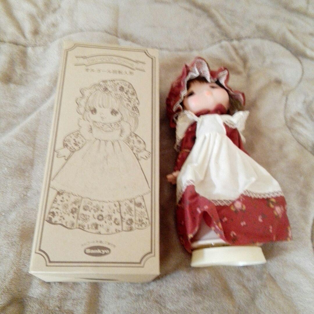 昭和レトロ Sankyo ジョリーメロディアンドール オルゴール回転人形