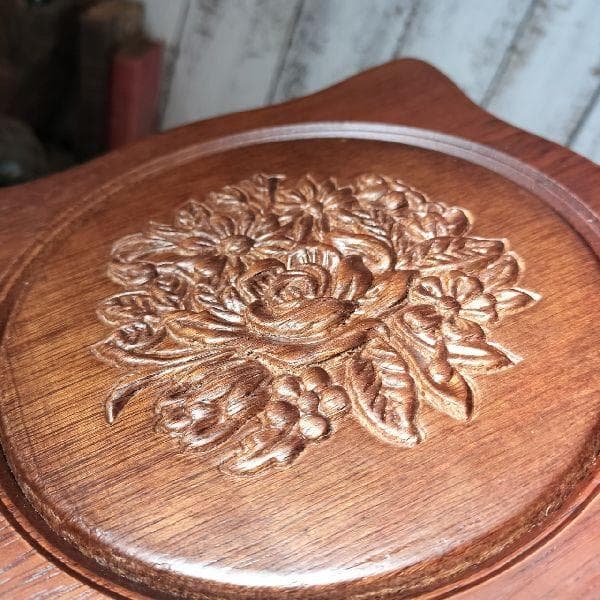 ヴィンテージ yoshikawa オルゴール アクセサリーケース ミラー 鏡付