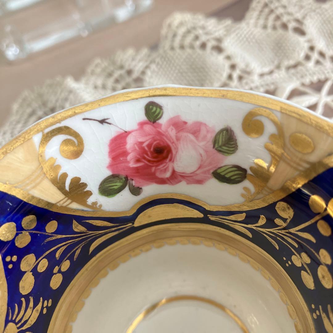 英国アンティーク　稀少イェーツ　薔薇のトゥルートリオ