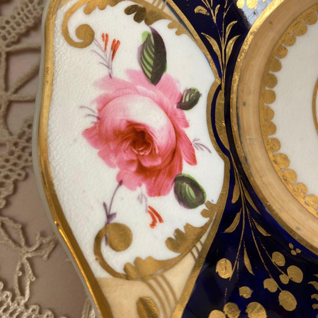 英国アンティーク　稀少イェーツ　薔薇のトゥルートリオ