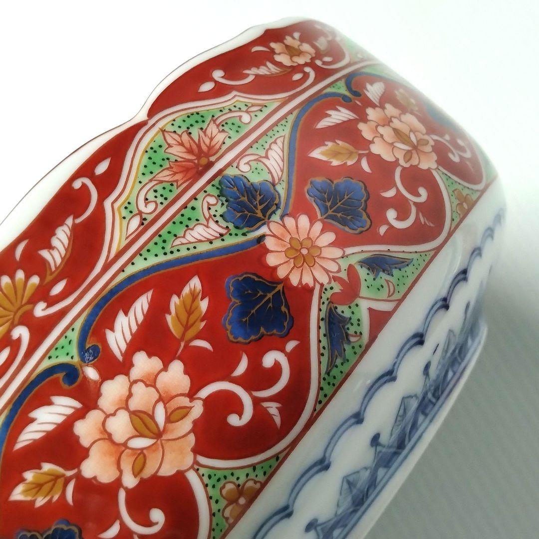 庫山窯 古伊万里 染付 色錦 色絵 芙蓉手 深鉢 大鉢 大皿 盛皿 鉢 和食器