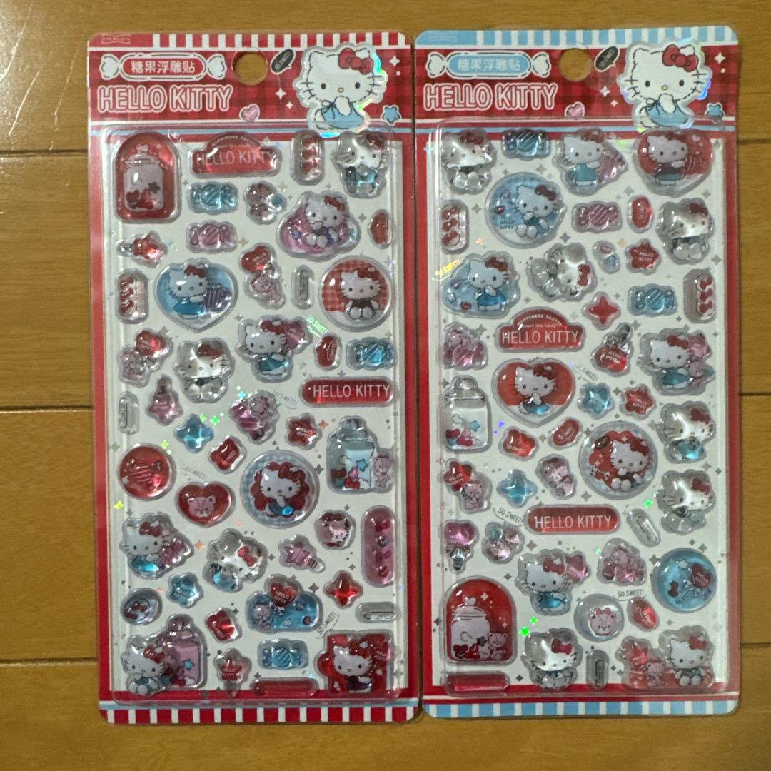 すみっコぐらし　キティ　アクリルシール　しずくちゃん　おまとめ品