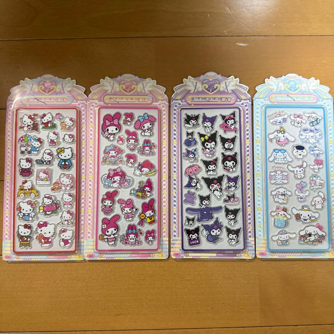 すみっコぐらし　キティ　アクリルシール　しずくちゃん　おまとめ品
