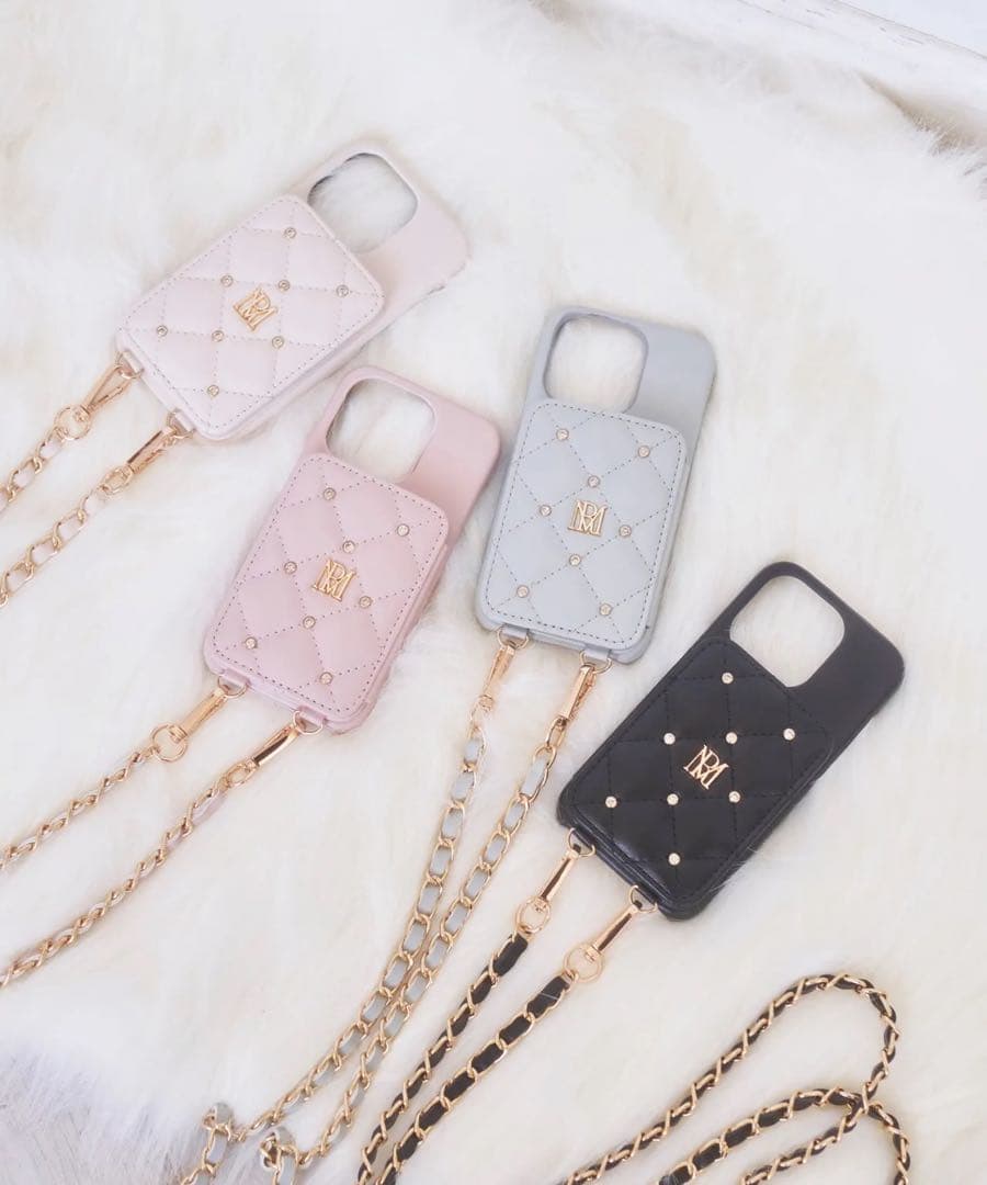 ロゼミューズ quilting iPhone case【mint】