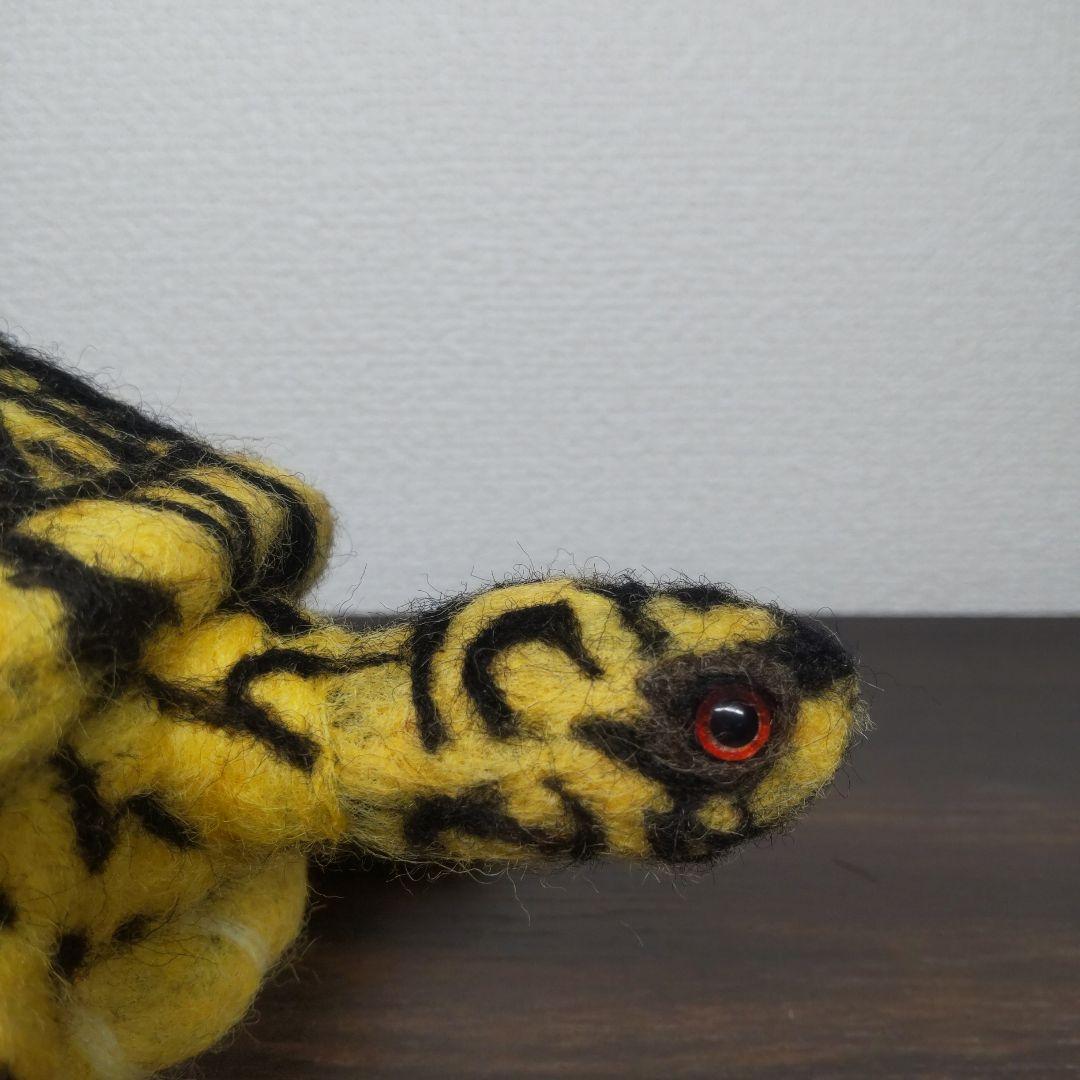 羊毛フェルト　カメ　トウブハコガメ