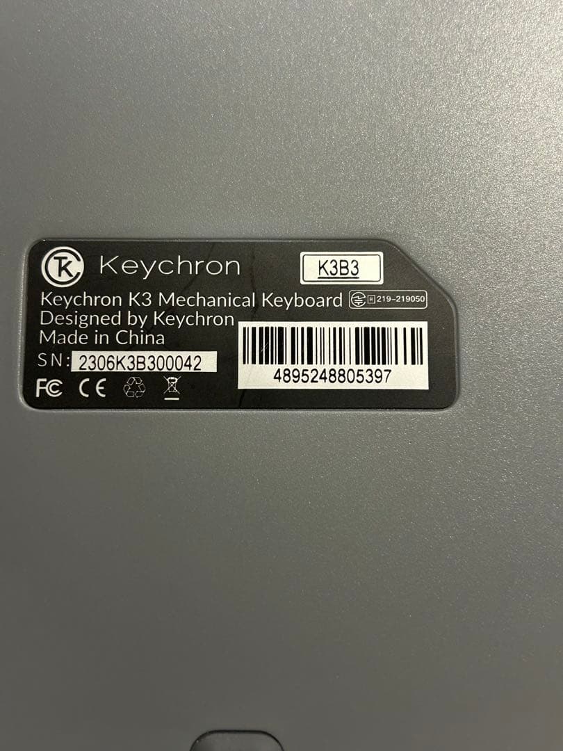 keychron K3 キーボード　K3B3