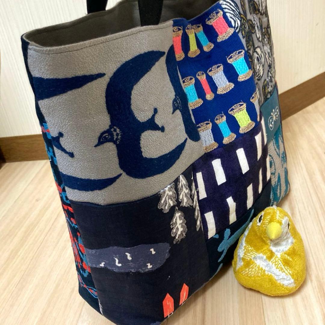 745 ★私だけのトートバッグ★ A4 肩かけ　＊handmade＊
