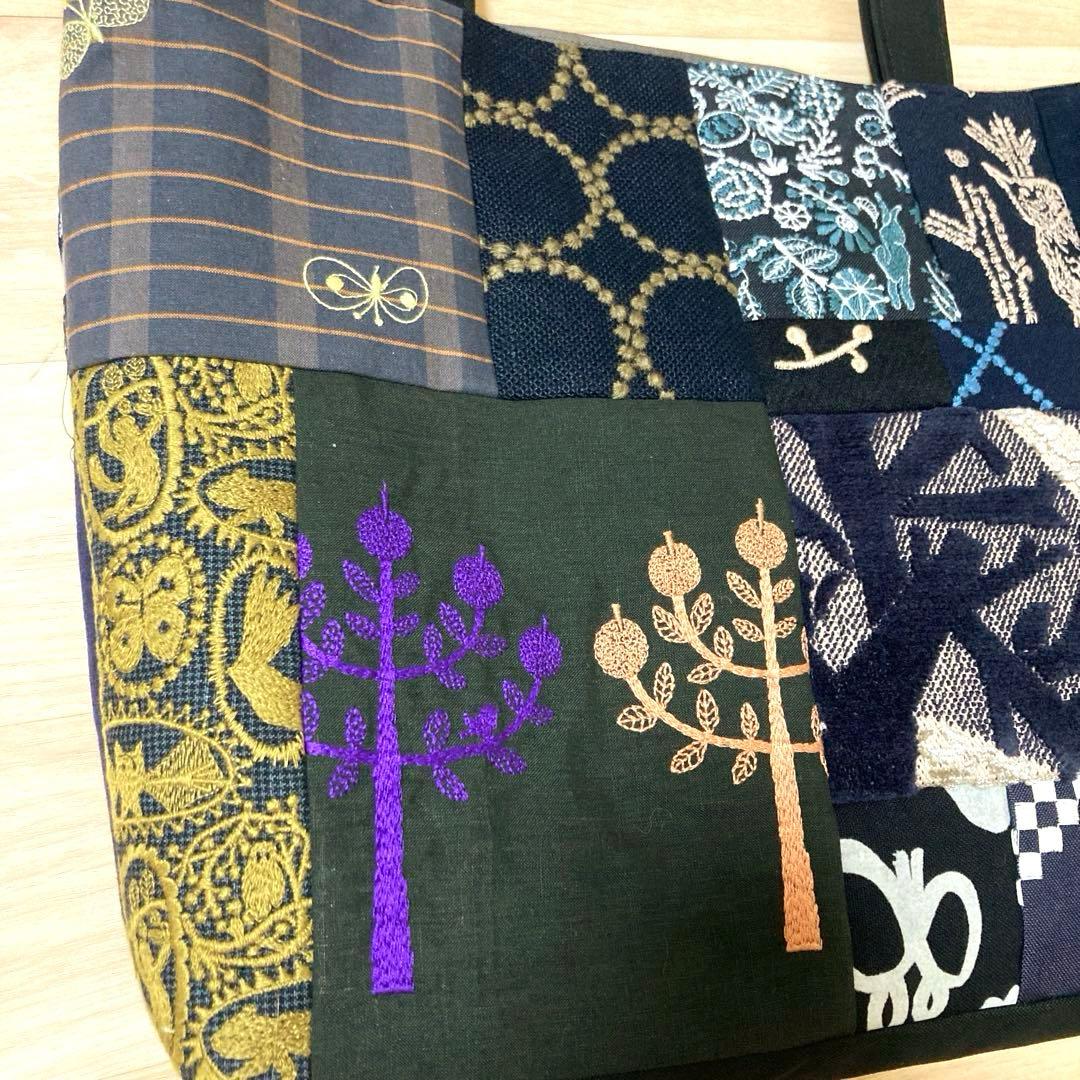 745 ★私だけのトートバッグ★ A4 肩かけ　＊handmade＊
