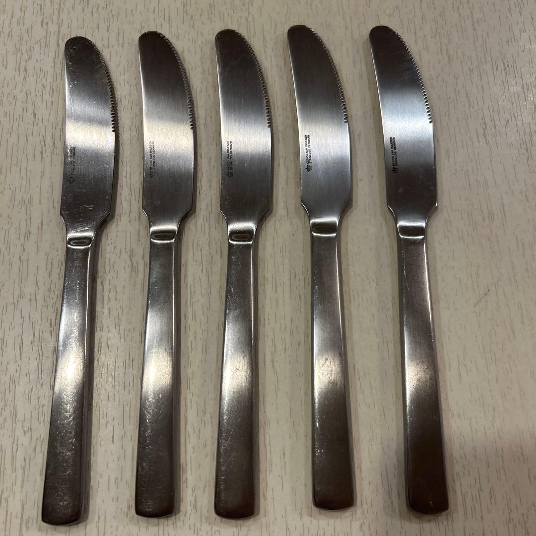 カイボイスン ディナーナイフ（マット加工）５本セット