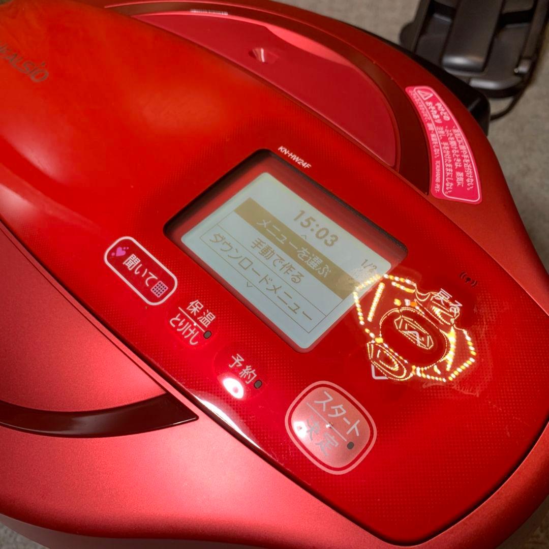 J340\" SHARP ヘルシオ ホットクック KN-HW24F-R 20年製