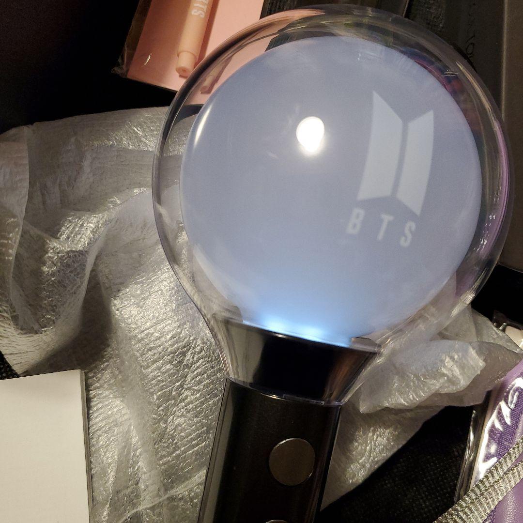 BTS　 公式　ペンライト　アミボムver.4 　動作確認ずみ　オマケつき