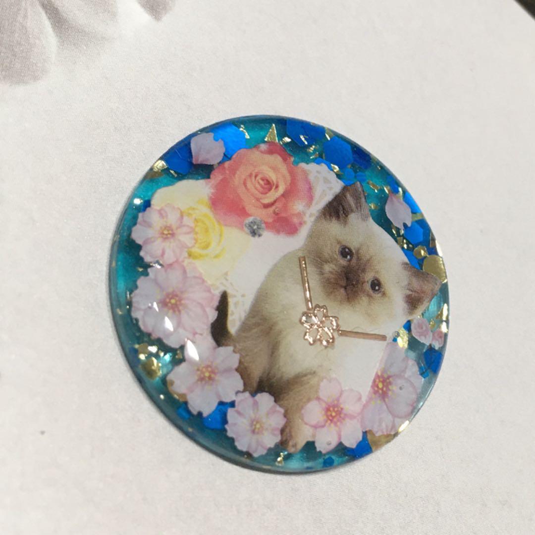 レジンヘアゴム・新作シャム猫ちゃん