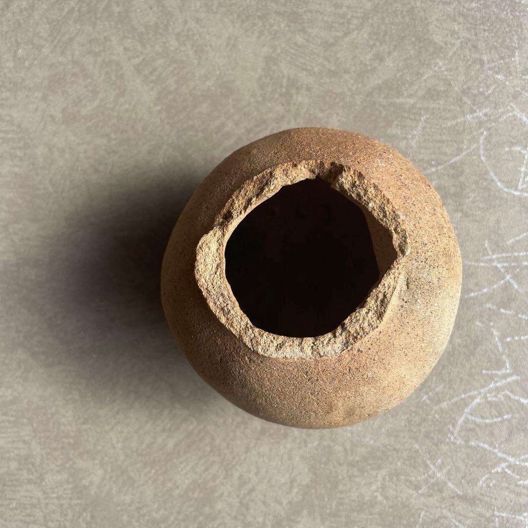 弥生土器小壺 矢作川出土 考古学 骨董 古美術 アンティーク 花器 壺 土器