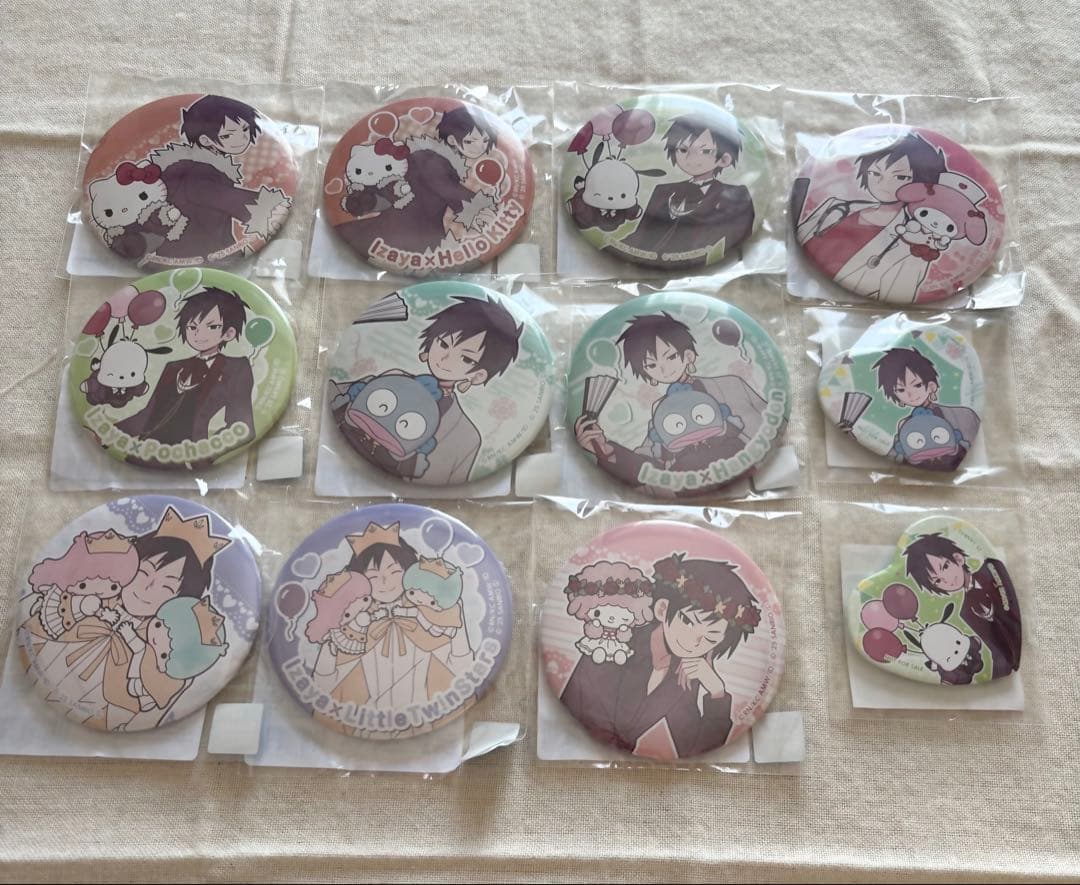 デュラララ 折原臨也 生誕2025 くじ 缶バッジセット