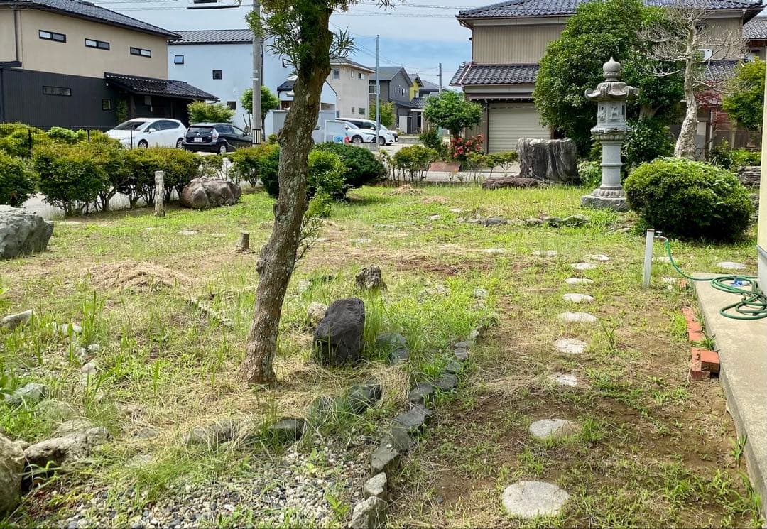 日本庭園用 天然石 飛び石・踏み石 約105枚 円形・乱形【石川県引き取り限定】