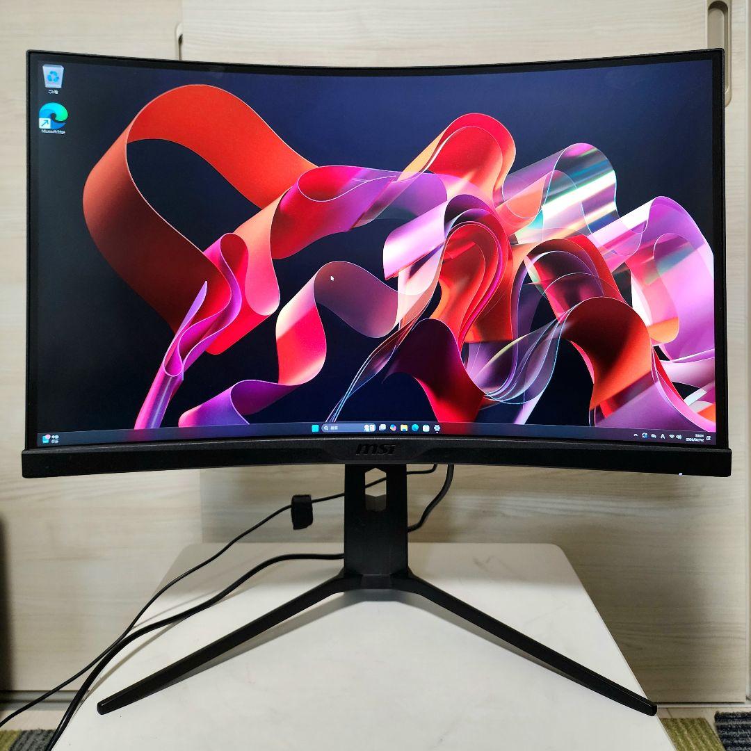 MSI 27型 /WQHD/240Hz/曲面ゲーミングモニター 275CQRXF