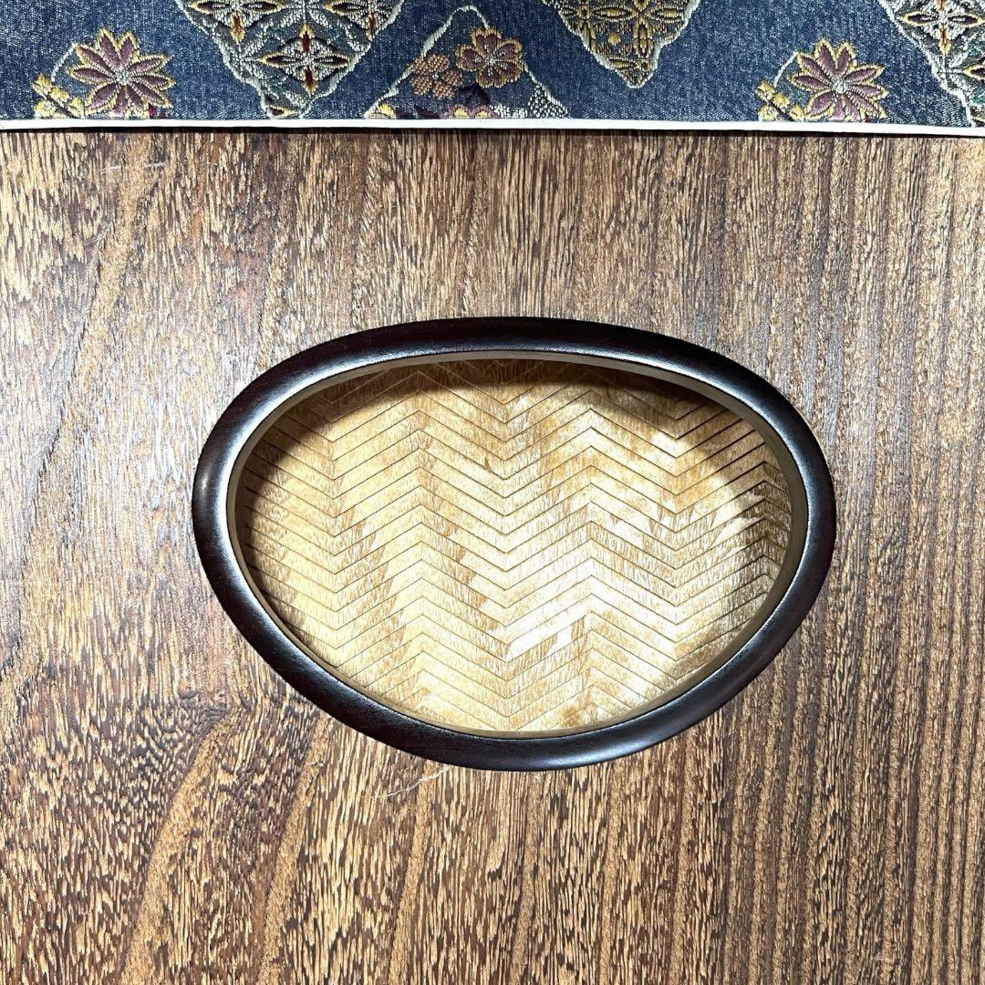 綾杉彫り 13弦 箏 琴柱付き 美杢 和楽器