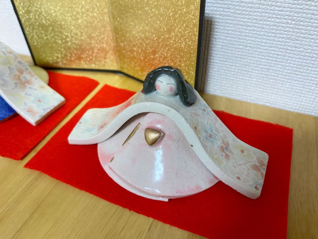 豊大窯　雛人形　たたら着物雛