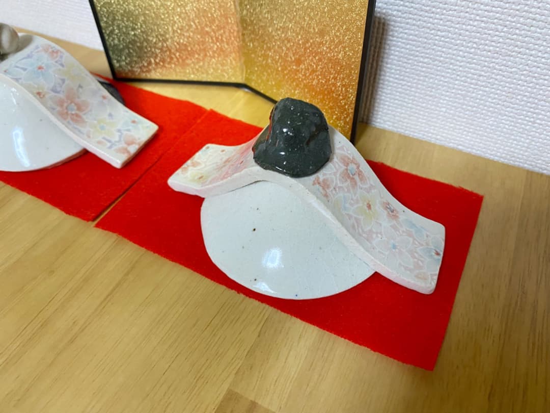 豊大窯　雛人形　たたら着物雛