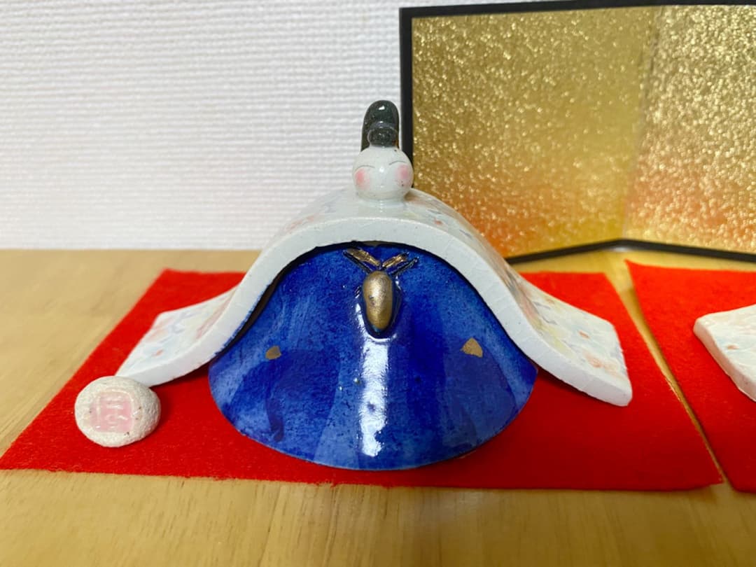 豊大窯　雛人形　たたら着物雛
