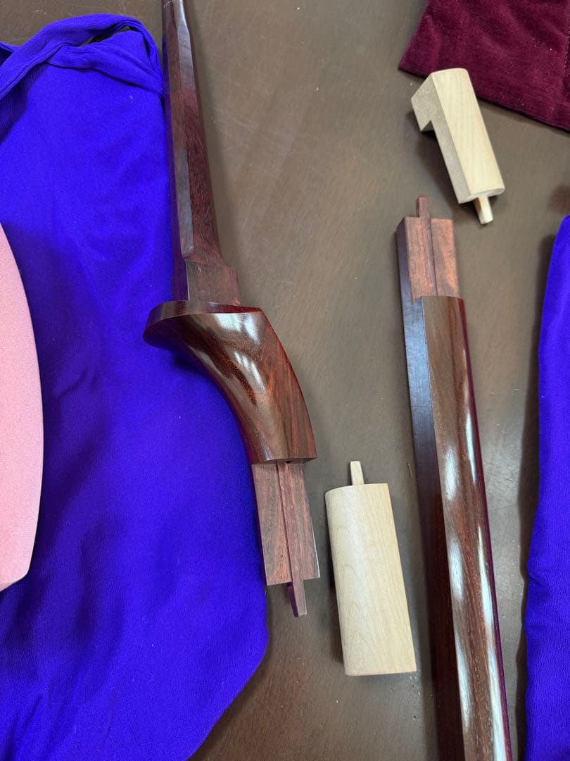 小唄爪弾き三味線　三味線本体 木製 組み立て　ケース付き　保管状態良好