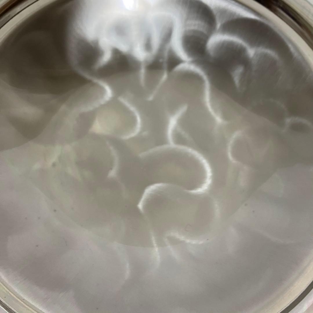 D-5 銀仕上げ シルバーボウル 菓子器 バラ レリーフ 足付き飾り皿