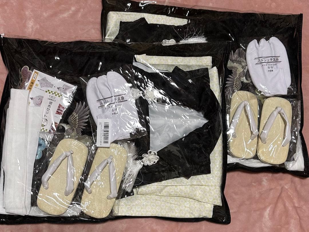 3歳七五三　男の子被布　双子2セット組