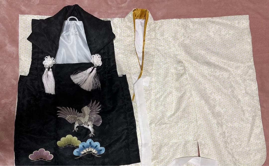 3歳七五三　男の子被布　双子2セット組