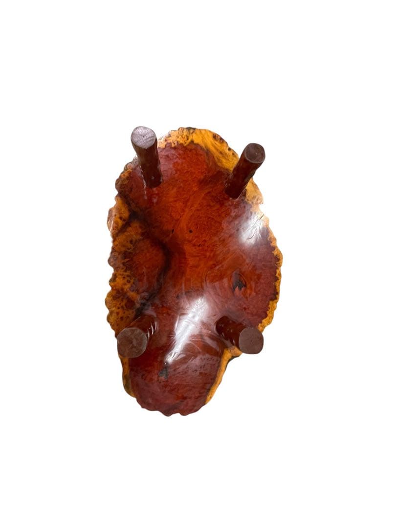 希少 花梨瘤 一枚板 無垢テーブル 不規則形状 瘤杢 高級座卓 天然木 一点物