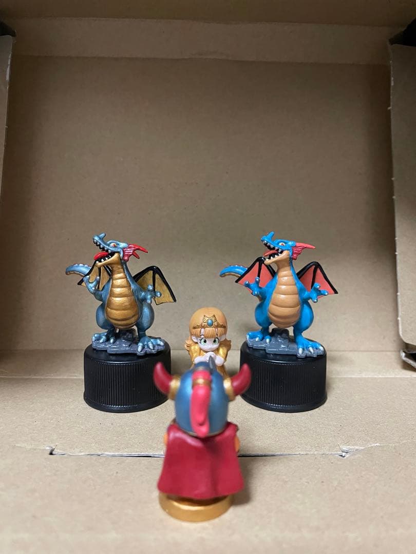 ドラゴンクエスト　ドラゴンと騎士・姫のミニフィギュアセット