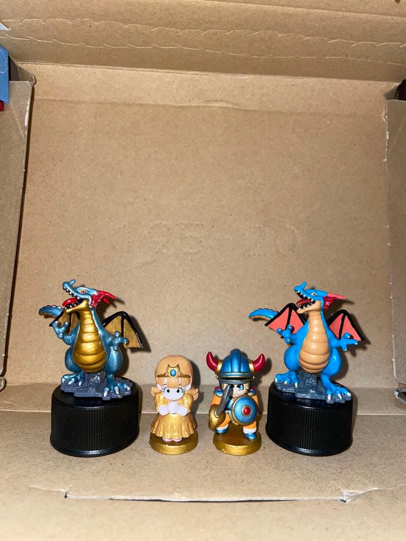 ドラゴンクエスト　ドラゴンと騎士・姫のミニフィギュアセット