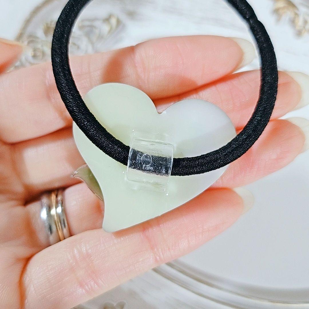 【99】黄色 ぷっくりチューリップ レジンヘアゴム ハンドメイド