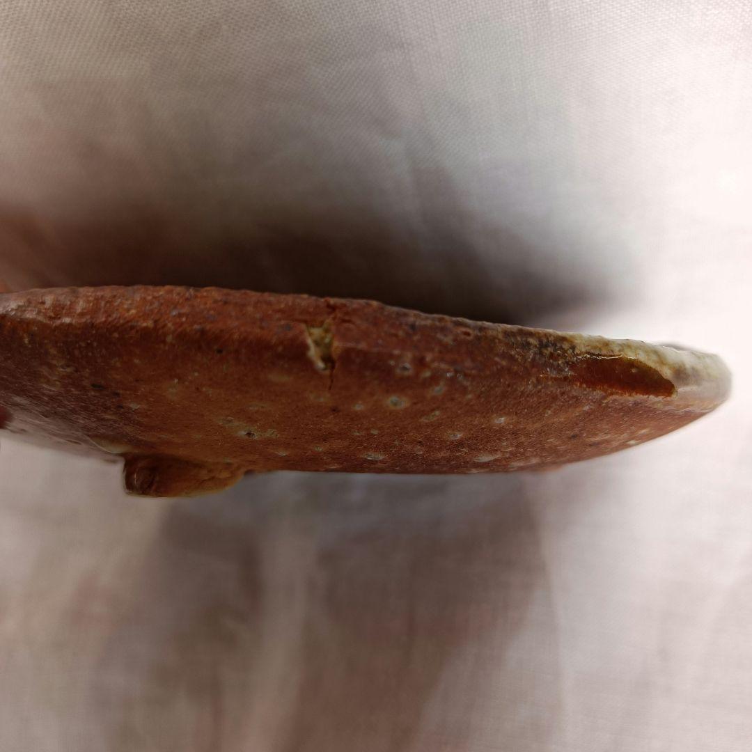 神山清子 自然釉 丸皿 菓子皿 銘々皿 2枚セット