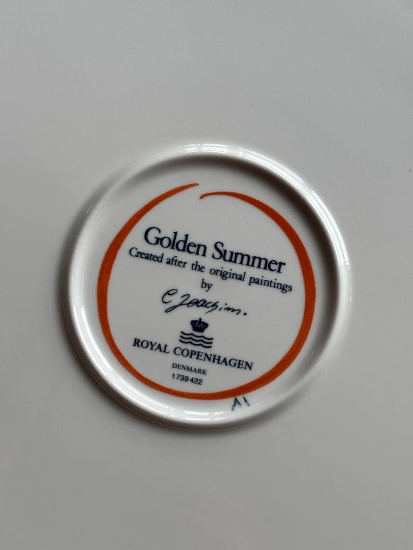 【 】Golden Summer プレート　未使用