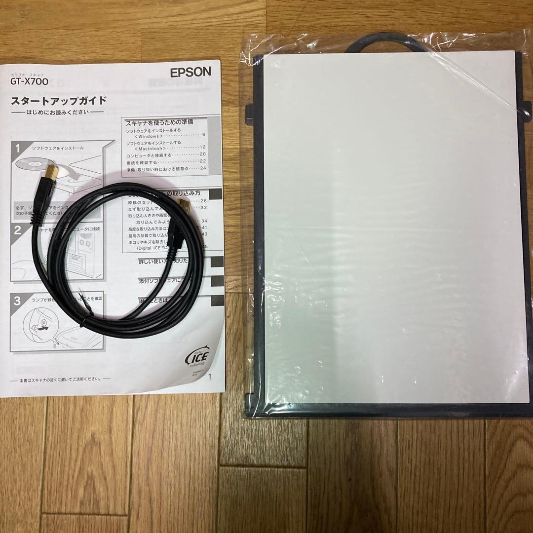 未使用品 エプソン GT-X700 フィルムスキャナー フィルムホルダー付 良好