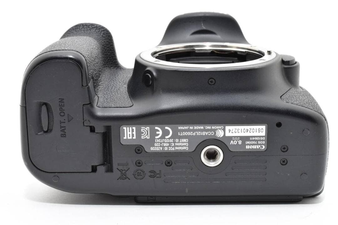 【良品】Canon EOS 70D ボディ ★シャッター回数：13,024回★