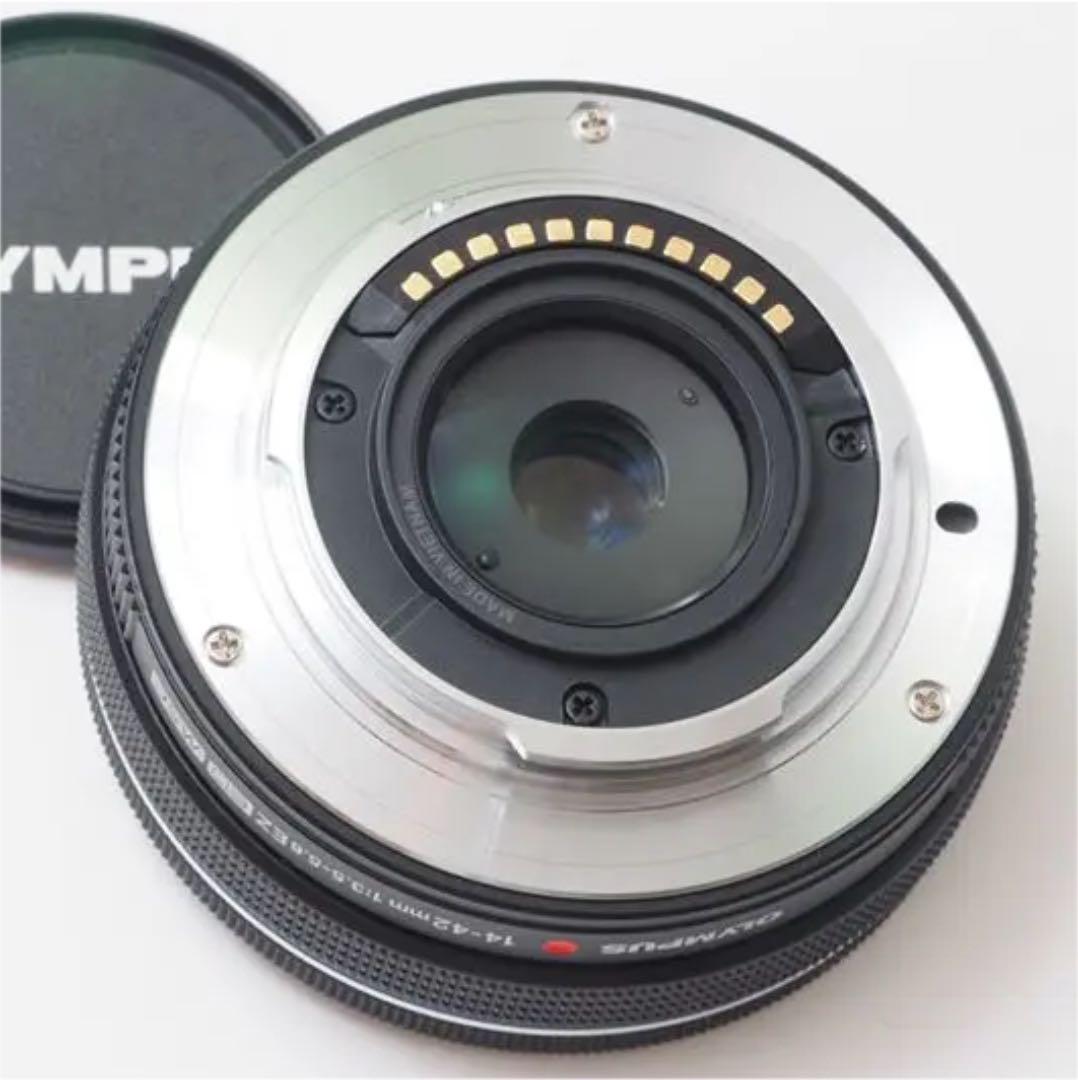 【美品】オリンパスM.ZUIKO14-42mm❤️パンケーキズームレンズ❤️