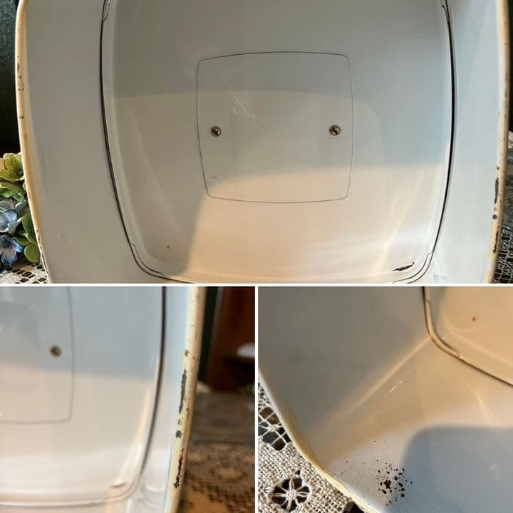 ケーキドーム ホーロー カントリー インテリア アンティーク 昭和レトロ