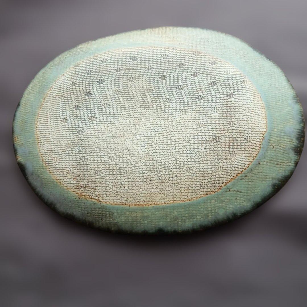 本田あつみさん　ドイリー楕円皿