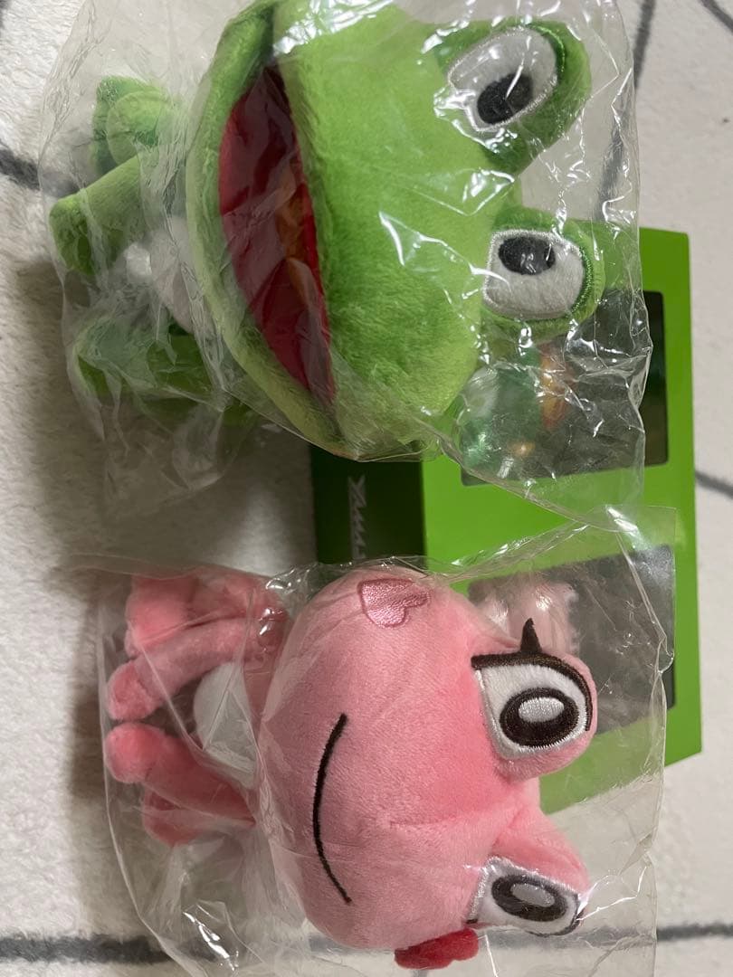 新品未開封品　ケロット ケロルン ぬいぐるみ スイングペッツ セット