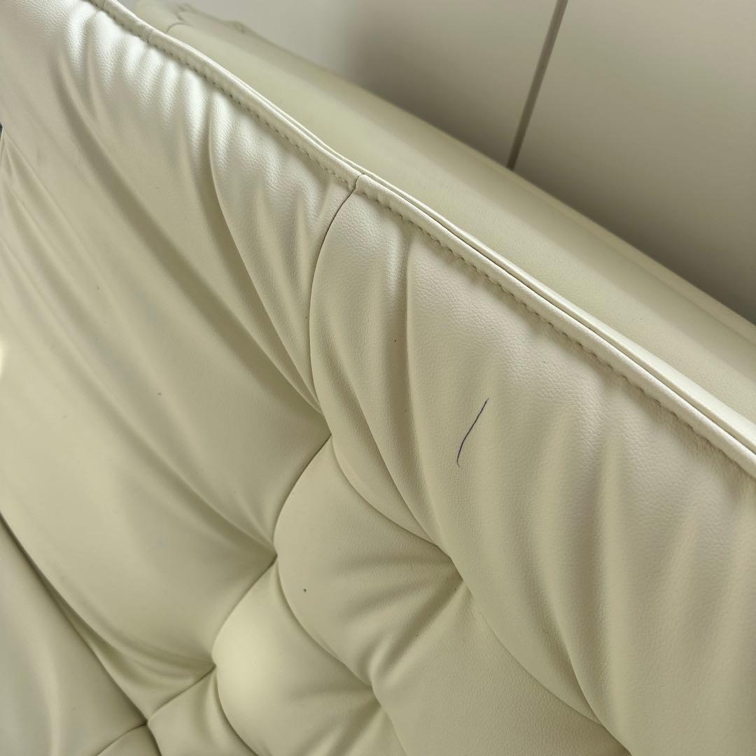 ソファーベッド　ホワイト　三人掛け　おしゃれ　2way 合皮